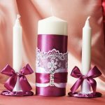 DIY svatební svíčky