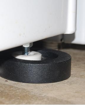 Des supports anti-vibrations pour des idées de design de machines à laver