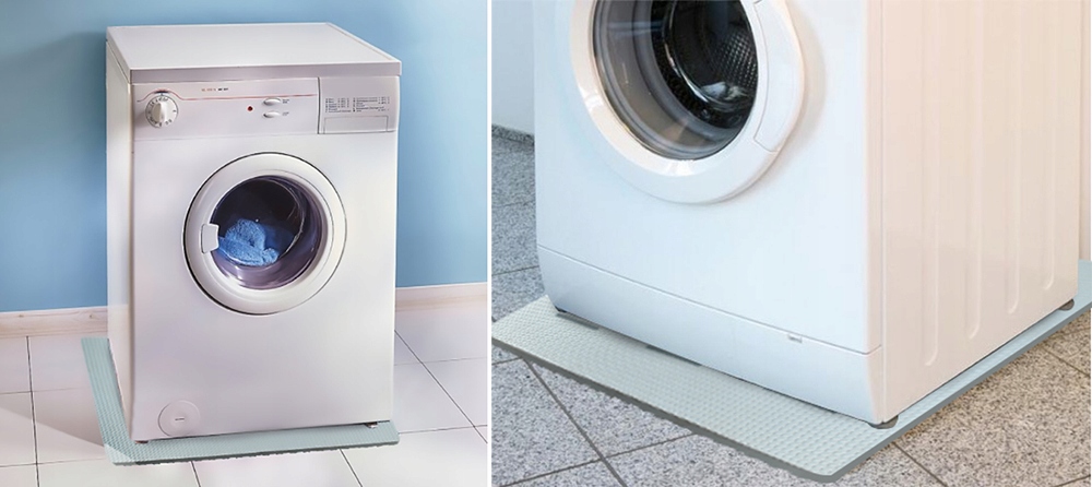 Anti-vibratie standaard voor wasmachine foto