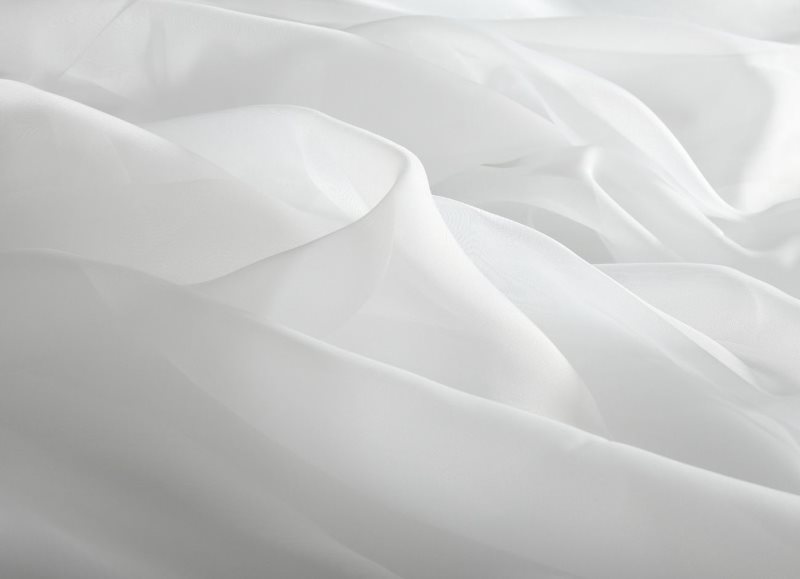 Monochrome canvas white veil