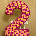 cijfers en letters van servetten doen het zelf ontwerpideeën