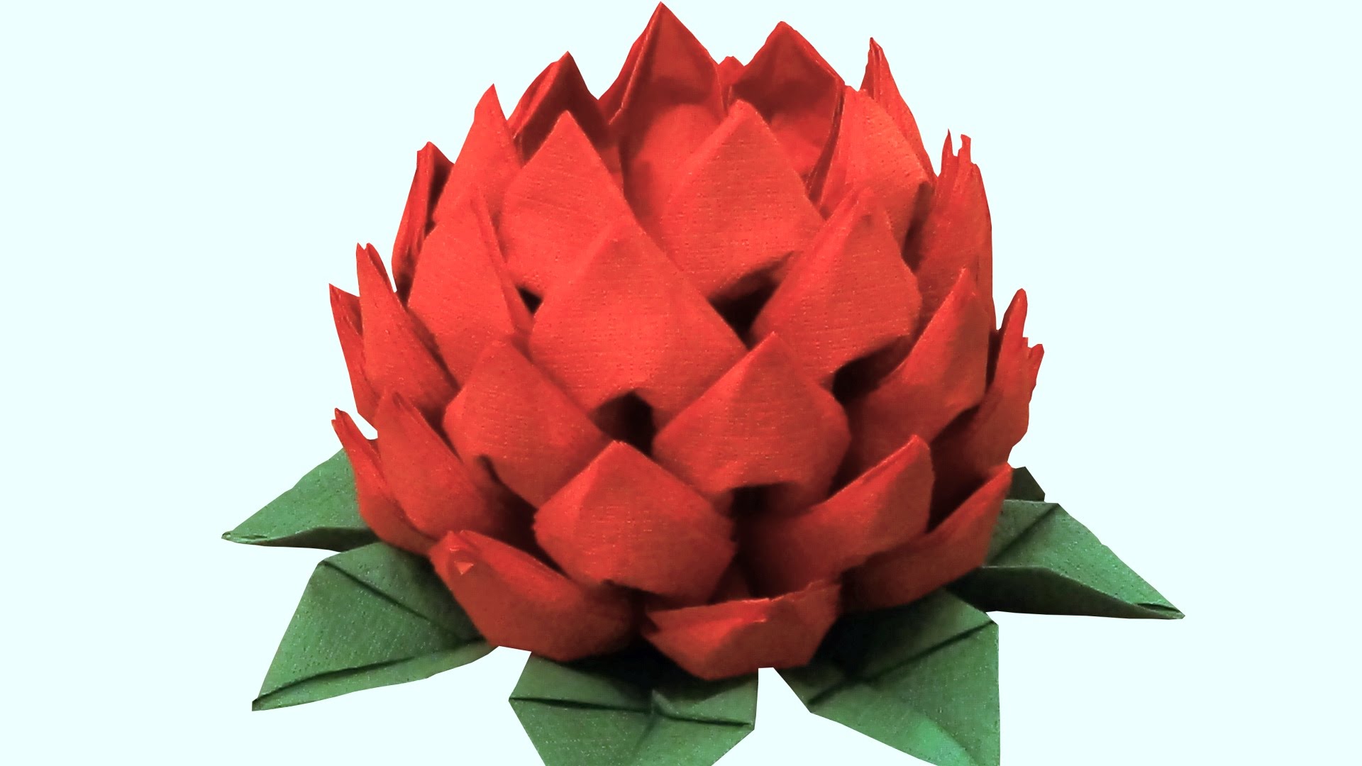 fleur de lotus de serviettes