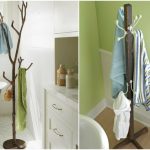 houder voor handdoeken in de badkamer doe het zelf interieur