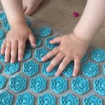 baby voetmassage mat ontwerp