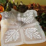 crochet fillet napkin decoration
