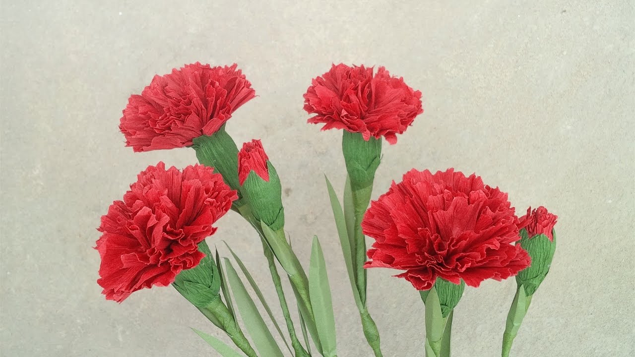 carnations dari idea reka bentuk tuala