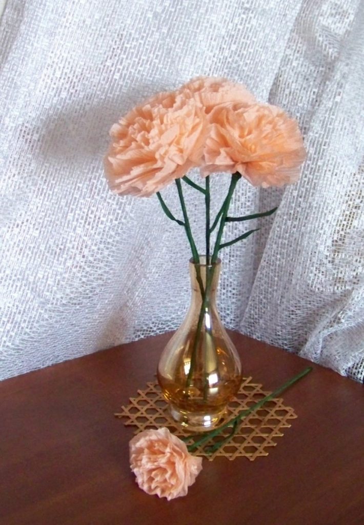 carnations dari idea reka bentuk tuala