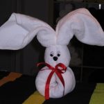 מגבת צעצועים ארנב