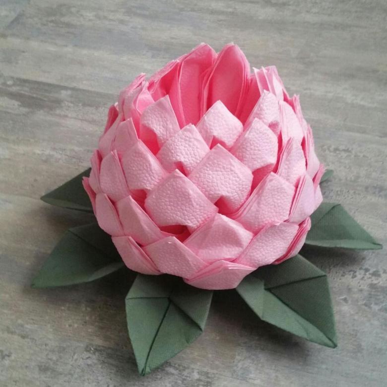 idées de conception de serviettes de lotus