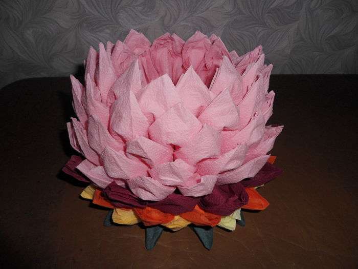 idées de serviettes de lotus options