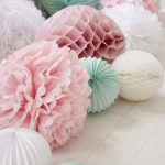 pompons van designer servetten voor decoratie