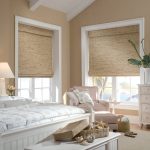 korta gardiner till fönsterbrädan i sovrummet design idéer