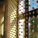 foto di interni di tende di perline