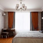 ložnice záclony design
