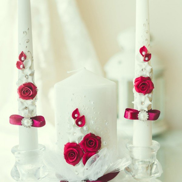 svatební svíčky foto design