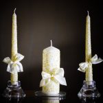 foto di candele di nozze