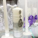 foto di candele di nozze