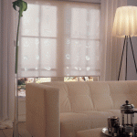 Tirai roller lut cahaya untuk ruang tamu cahaya