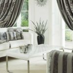 textilie záclony materiály obývací pokoj