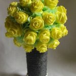 Topiary från servetter gör det själv dekor