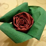rozen van servetten ontwerpideeën