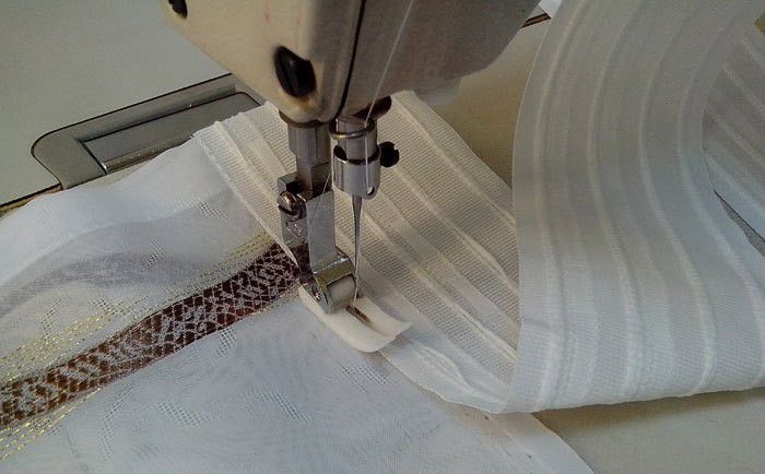 hur man syr ett gardinband