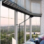 tende per il design di finestre panoramiche