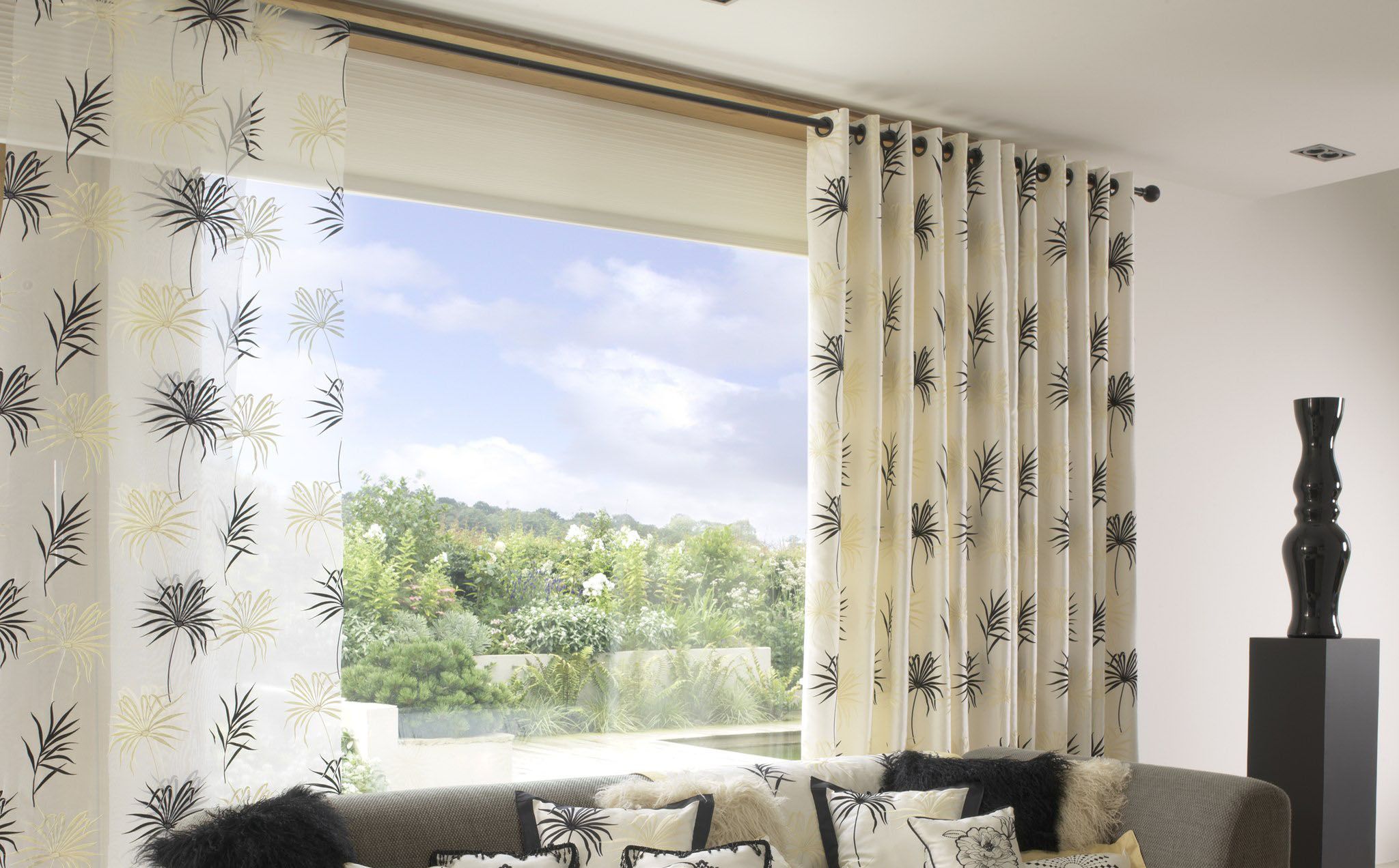 gardiner för panoramafönster foto alternativ