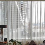 gardiner på panoramafönster design idéer