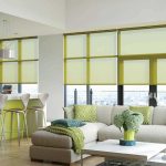 gardiner för panoramafönster idéer textilier