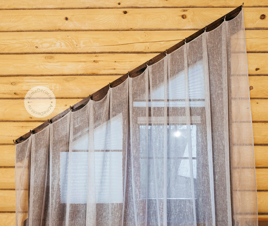 hur man hänger gardiner utan gardin