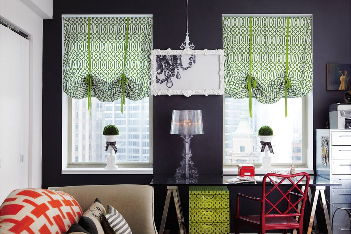 gardiner för små fönster idéer textilier