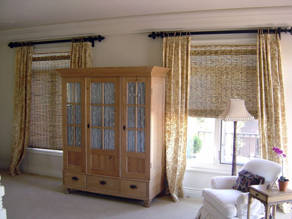rideaux de bambou