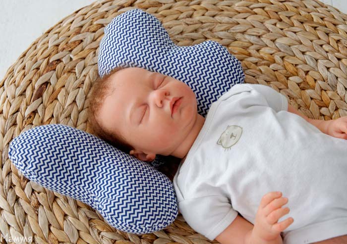 cuscino per la foto del neonato