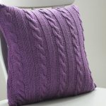 idee di arredamento cuscino a maglia