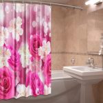 textil fürdőszobai függöny dekor