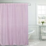rideaux de salle de bain en textile décor photo
