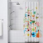 tekstiilien kylpyhuoneen verhot sisätilojen ideoita