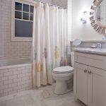 rideaux textiles pour les idées de design de salle de bain
