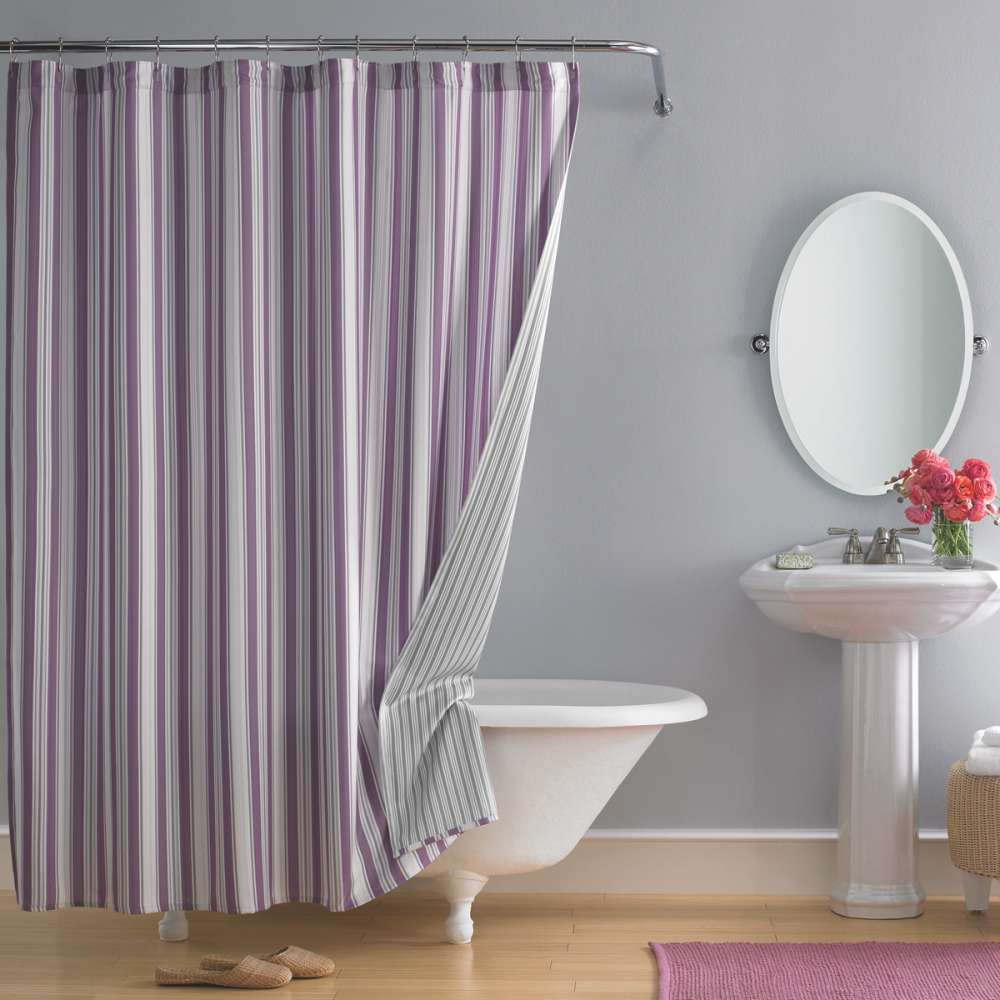 rideaux pour les idées de décoration de salle de bain