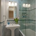 skleněná opona pro koupelny design nápady