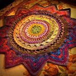 foto di decorazione di tappeti a maglia